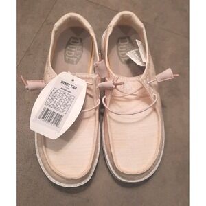 Hey Dude Beige Wendy Star Loafers